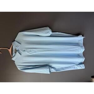 Peter Millar Summer Comfort Light Blue Men's Polo Shirt Size Large